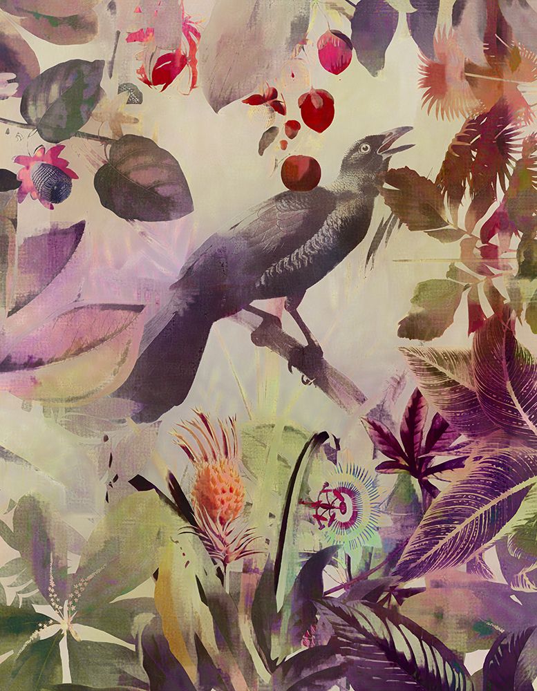 The Birds Green Garden II art print by Andrea Haase for $57.95 CAD