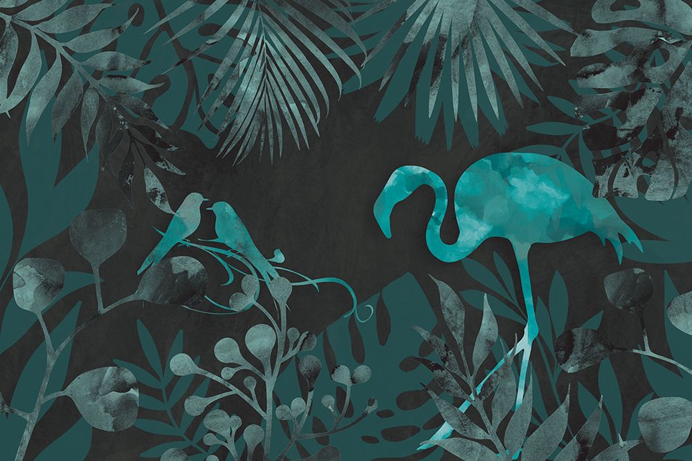 Flamingo Jungle art print by Andrea Haase for $57.95 CAD