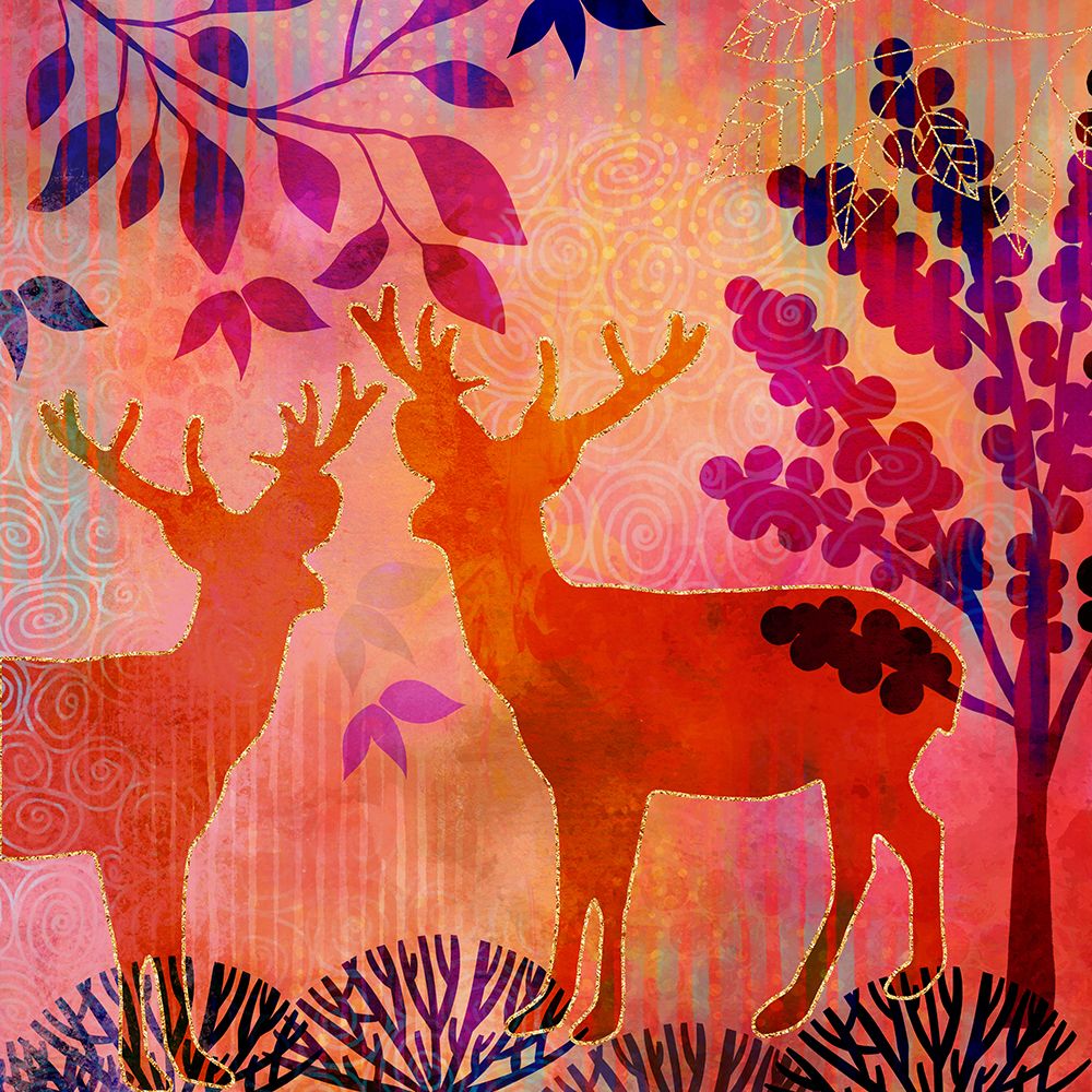 Golden Autumn Forest art print by Andrea Haase for $57.95 CAD