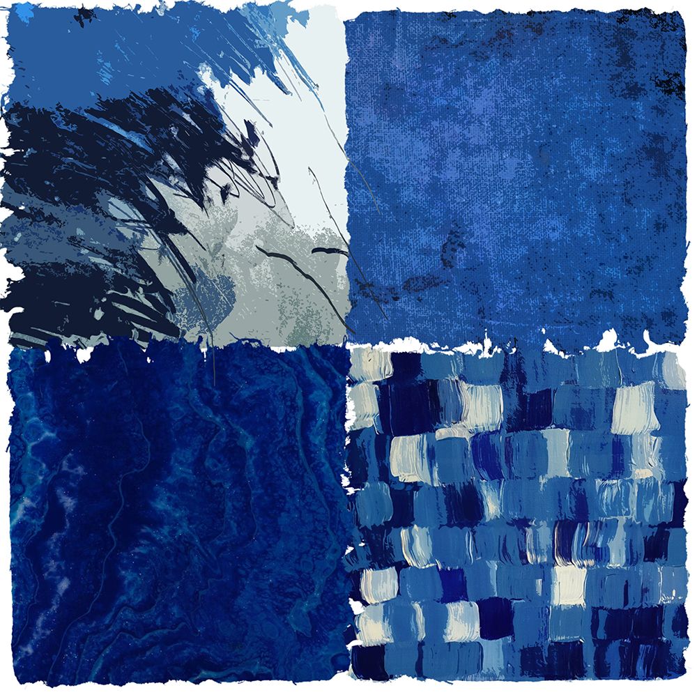 Blue Squared I art print by Karen Smith for $57.95 CAD