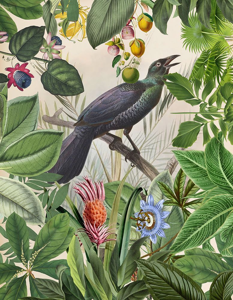 The Birds Green Garden art print by Andrea Haase for $57.95 CAD