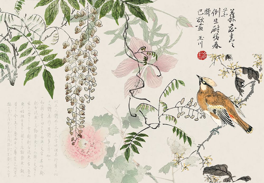 Wisteria Chinoiserie art print by Andrea Haase for $57.95 CAD