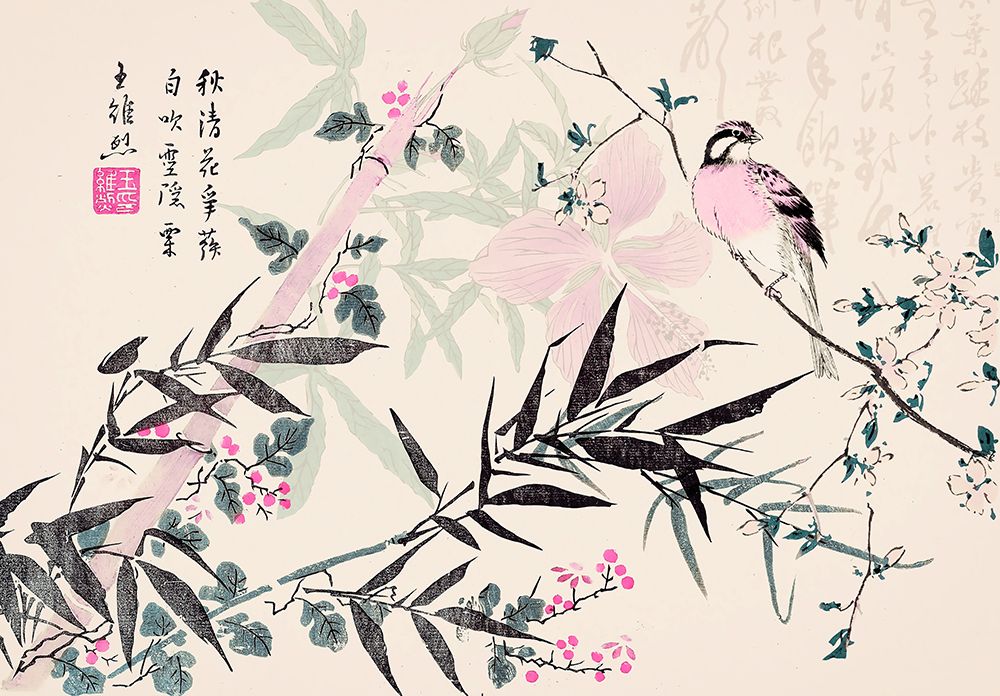 Bamboo Chinoiserie  art print by Andrea Haase for $57.95 CAD
