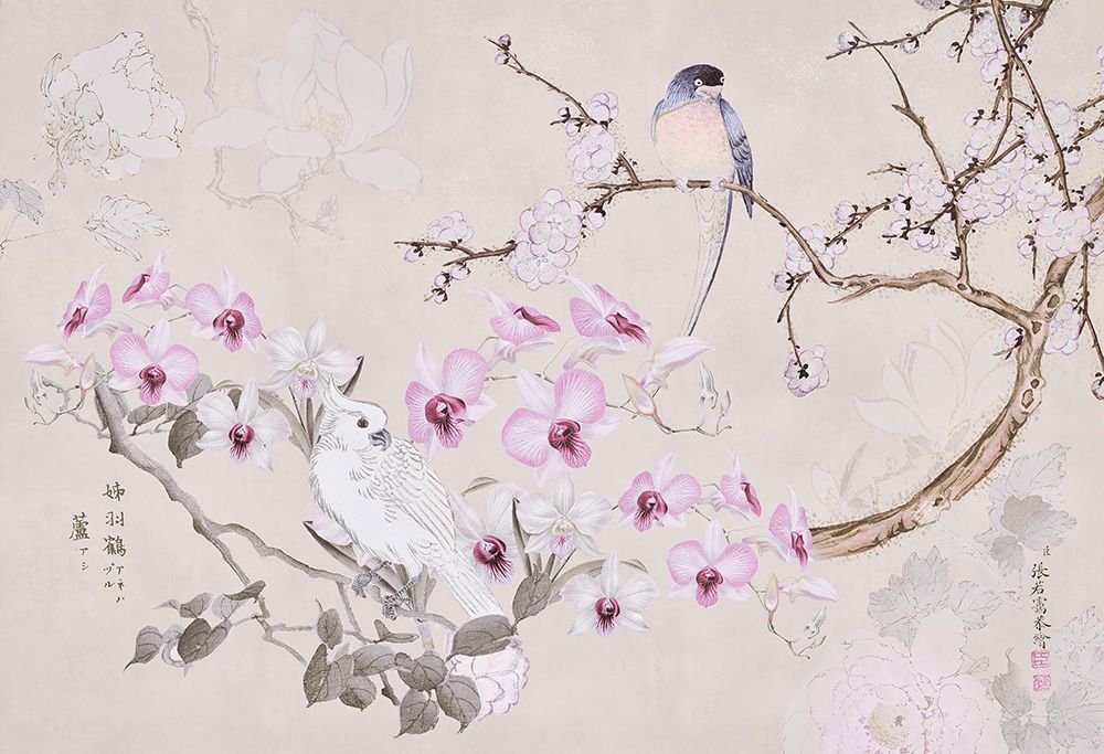 Chinoiserie with Birds art print by Andrea Haase for $57.95 CAD