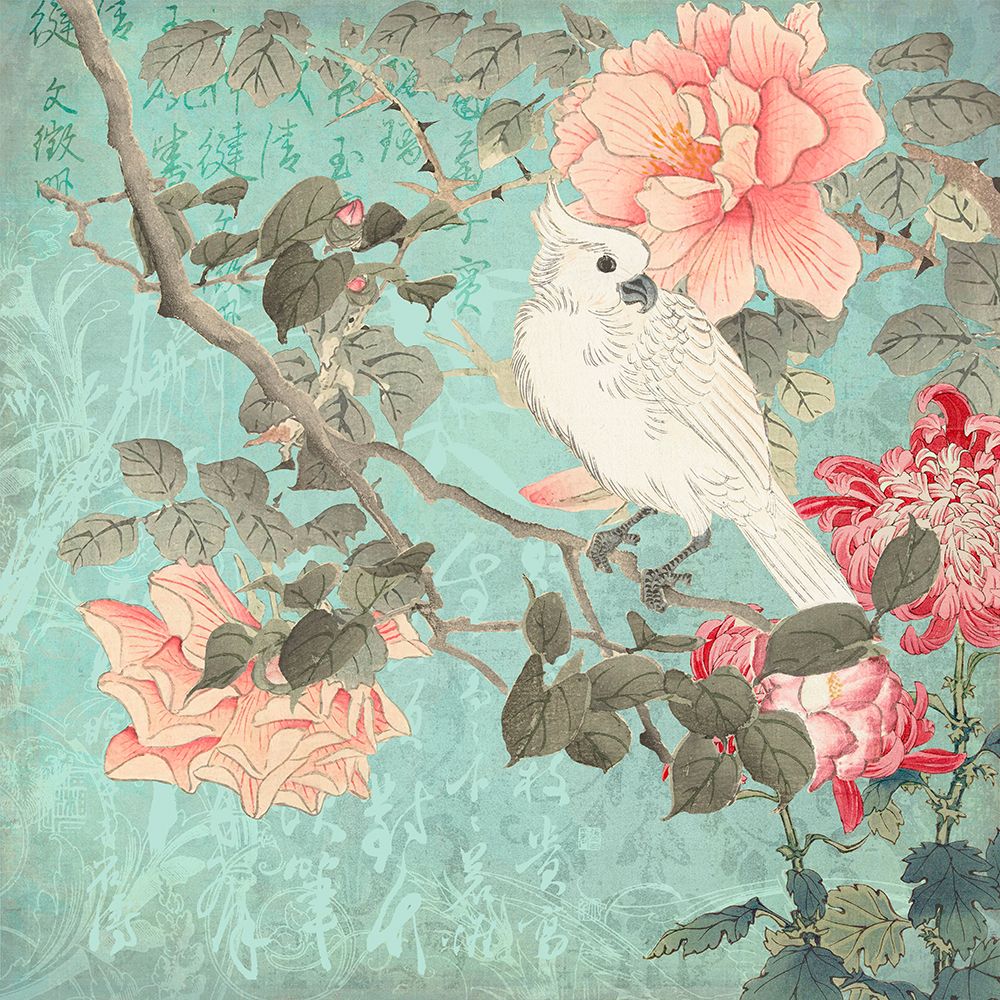 Chinese Cockatoo Garden art print by Andrea Haase for $57.95 CAD