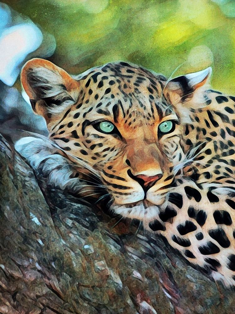 Leopard of Leisure art print by Ashley Aldridge for $57.95 CAD