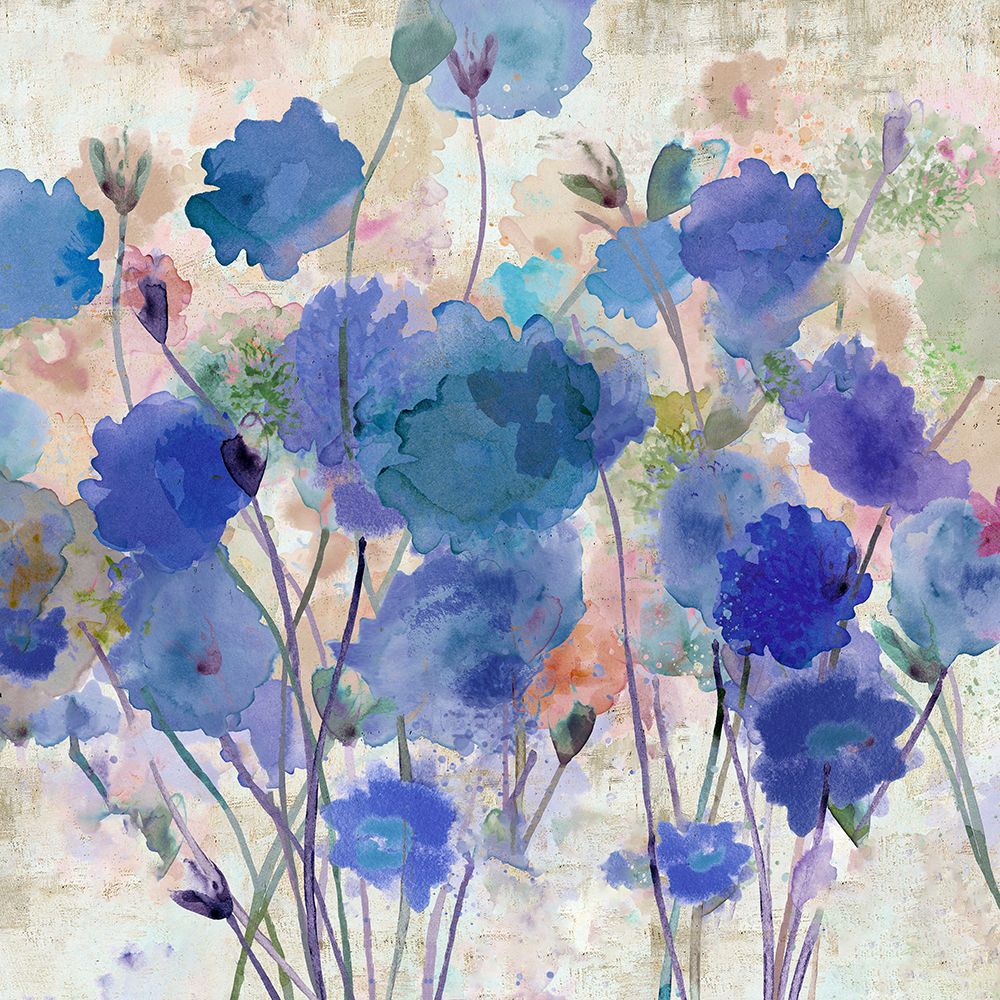Wild Violets II art print by Flora Kouta for $57.95 CAD