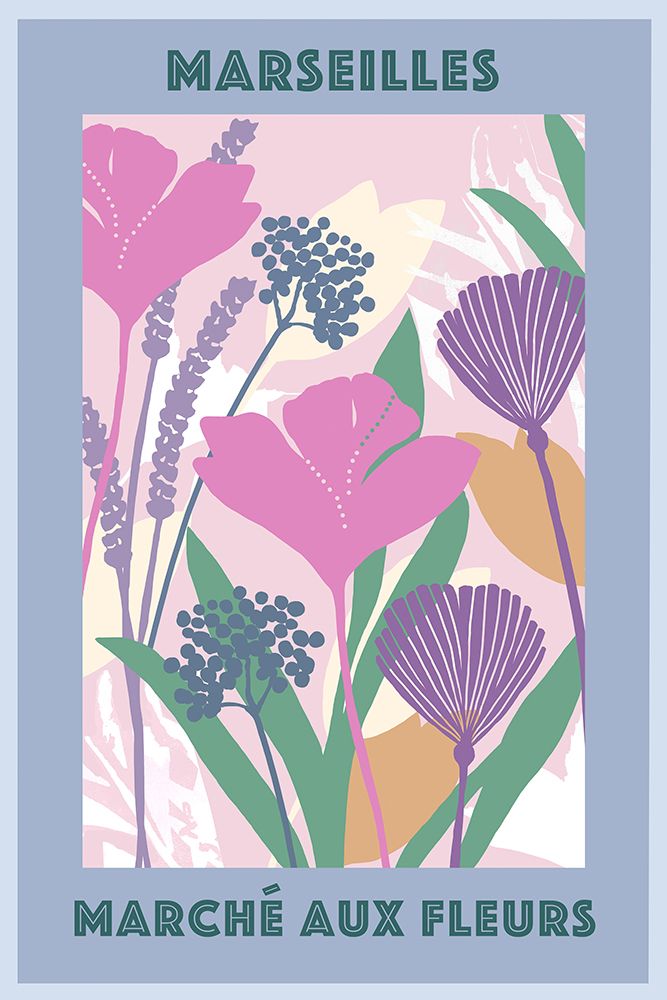 Flower Market III art print by Flora Kouta for $57.95 CAD