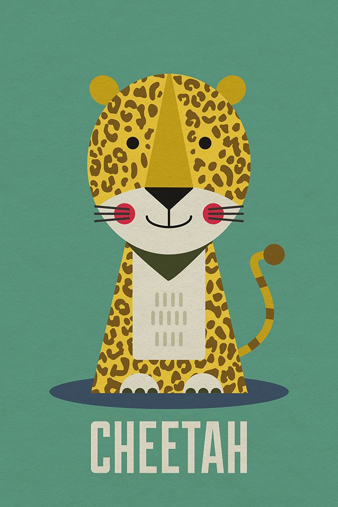 Cheetah Kids Nursery art print by Gary Williams for $57.95 CAD