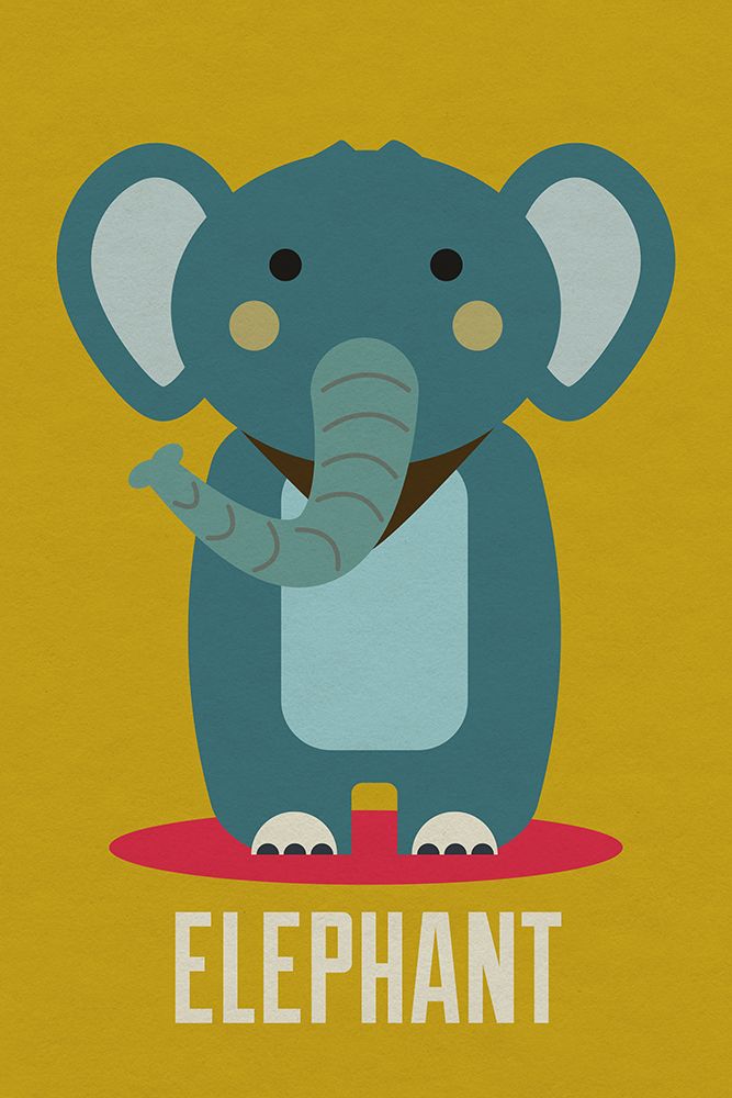 Elephant Kids Nursery art print by Gary Williams for $57.95 CAD
