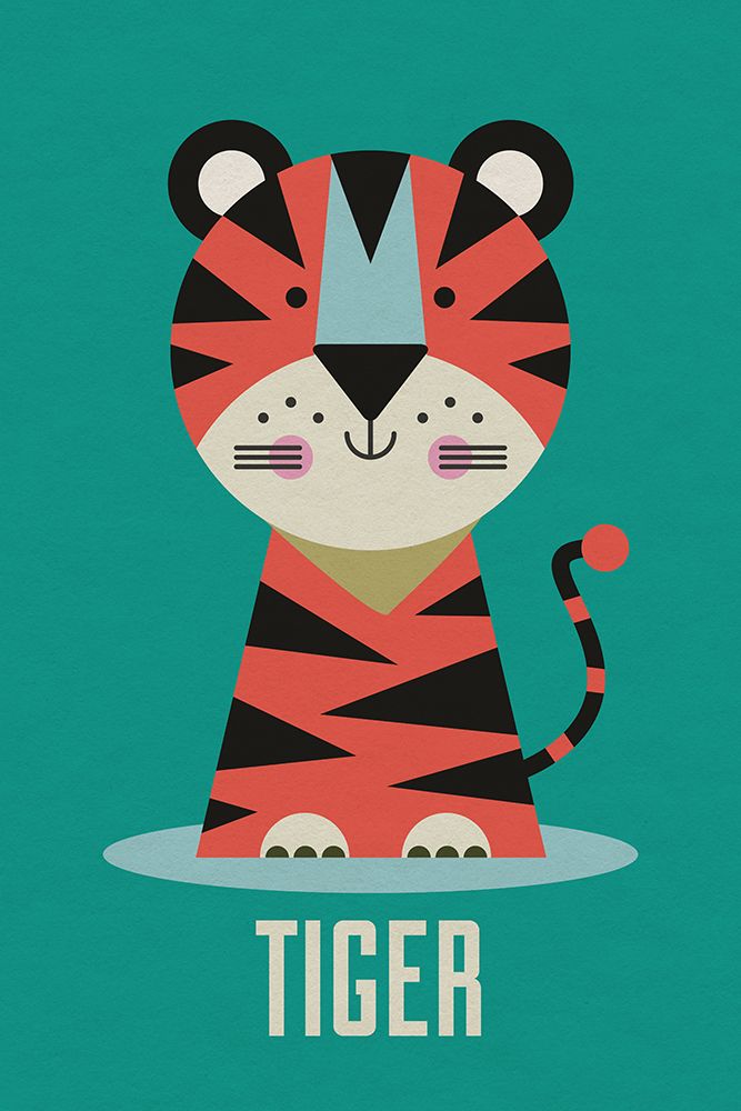Tiger Kids Nursery art print by Gary Williams for $57.95 CAD