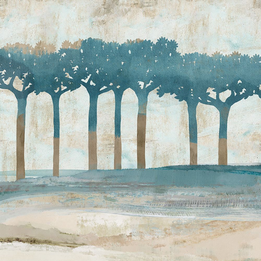 Trees at Dusk art print by Flora Kouta for $57.95 CAD