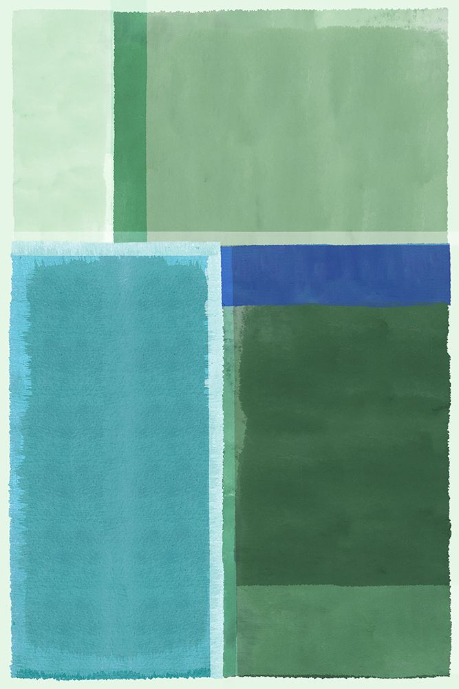 Green Horizon II art print by Flora Kouta for $57.95 CAD