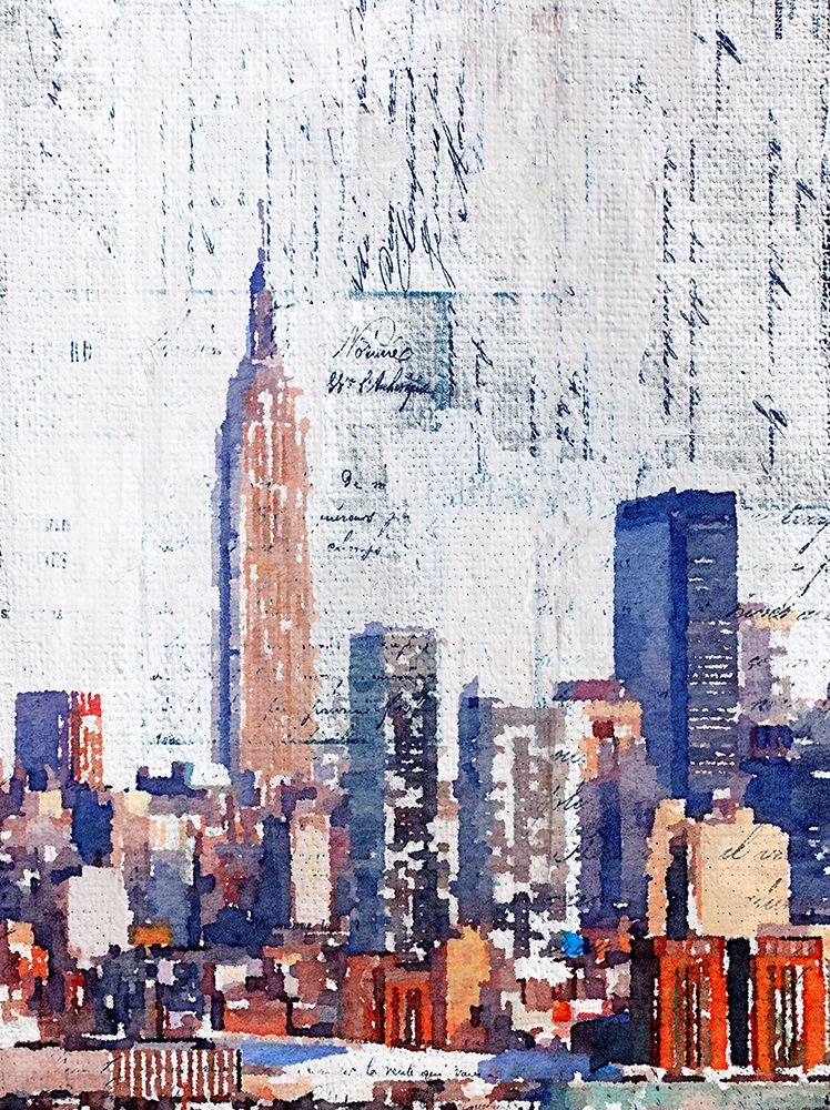 Manhattan art print by Irena Orlov for $57.95 CAD