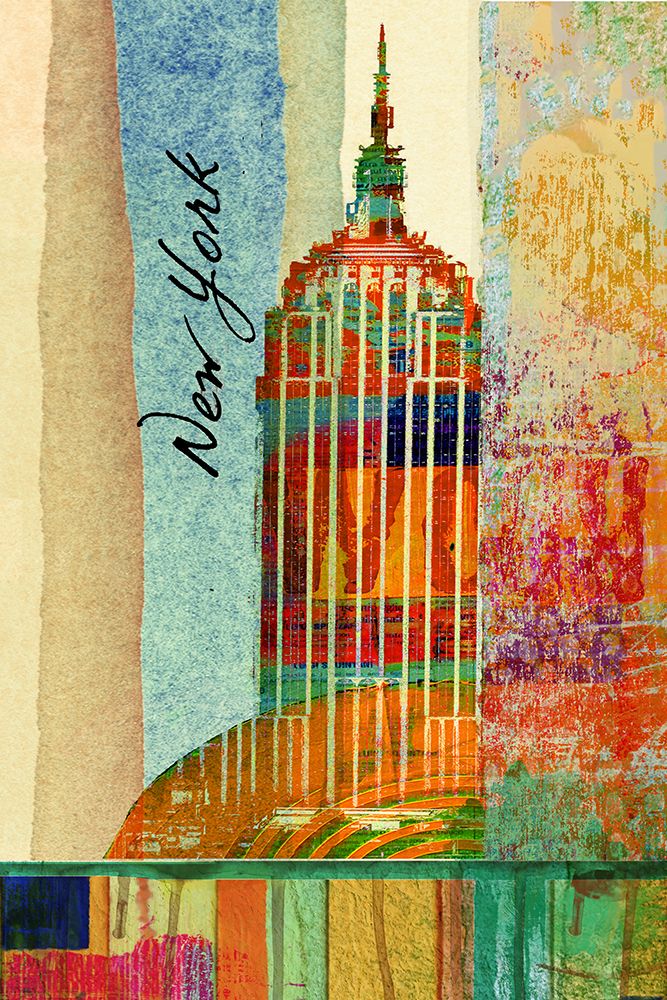 Colorful New York art print by Irena Orlov for $57.95 CAD