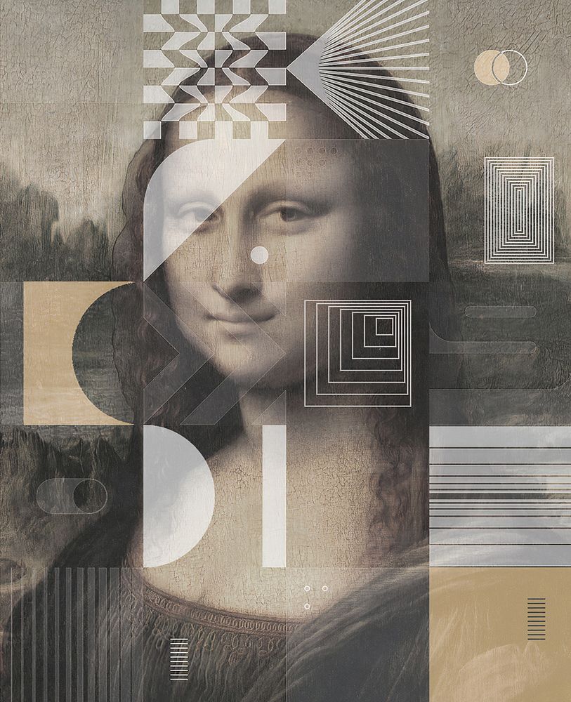 Mona Lisa by Leonardo Da Vinci, With a Touch of Modern art print by Irena Orlov for $57.95 CAD
