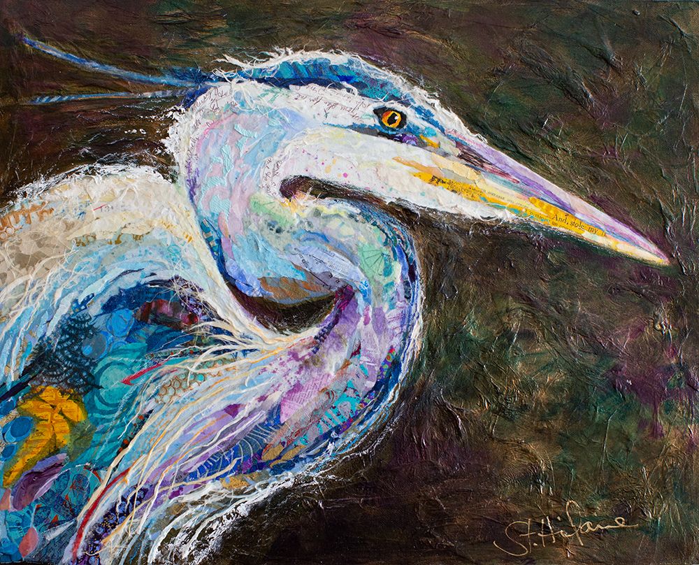 Great Heron art print by Elizabeth St Hilaire for $57.95 CAD