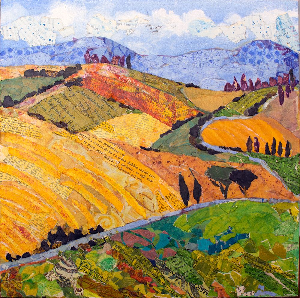 Tuscany Rolling Hills art print by Elizabeth St Hilaire for $57.95 CAD
