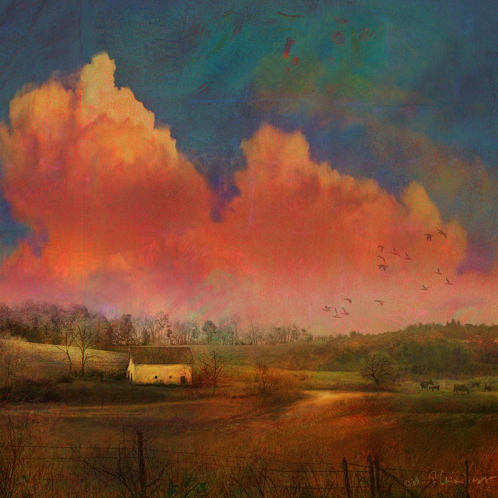 Pastoral Sunset art print by Christopher Vest for $57.95 CAD