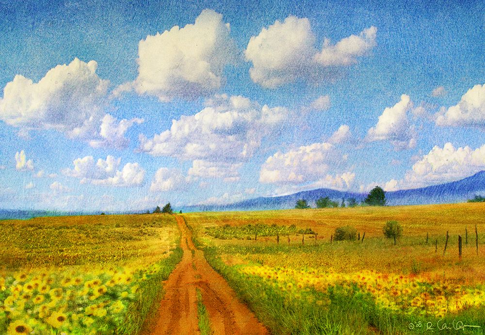 Road to Sky art print by Christopher Vest for $57.95 CAD