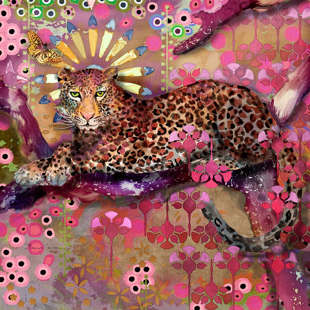 Leopard and Butter art print by Evalia Designs for $57.95 CAD