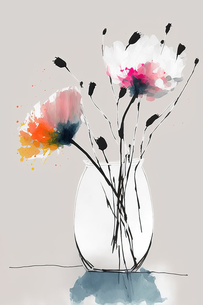 Flower Bouquet I art print by Andrea Haase for $57.95 CAD
