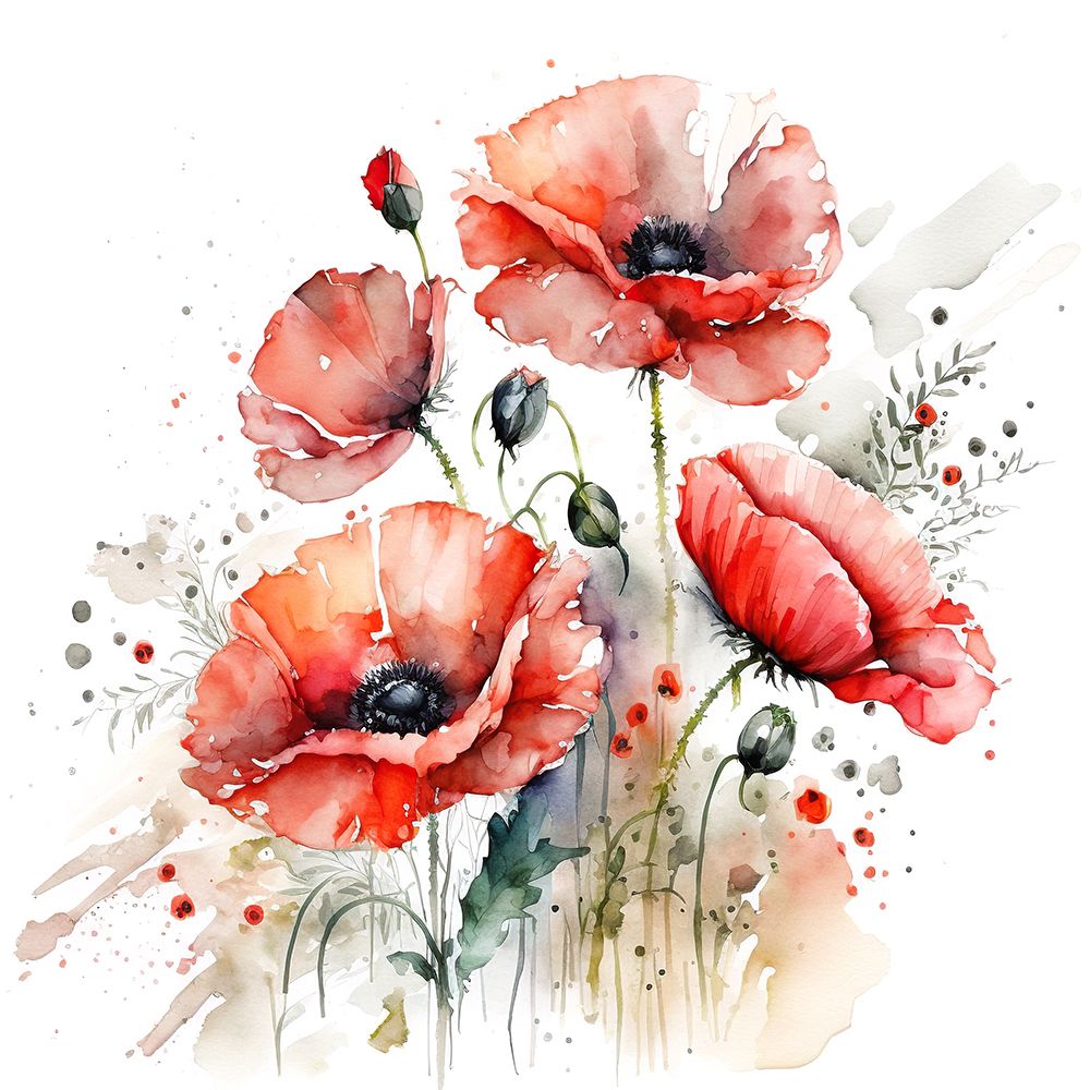 Poppy Nostalgia art print by Andrea Haase for $57.95 CAD