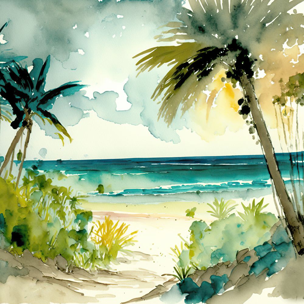 Tropical Paradise art print by Andrea Haase for $57.95 CAD