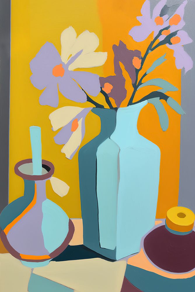 Mid Century Flower Still III art print by Andrea Haase for $57.95 CAD