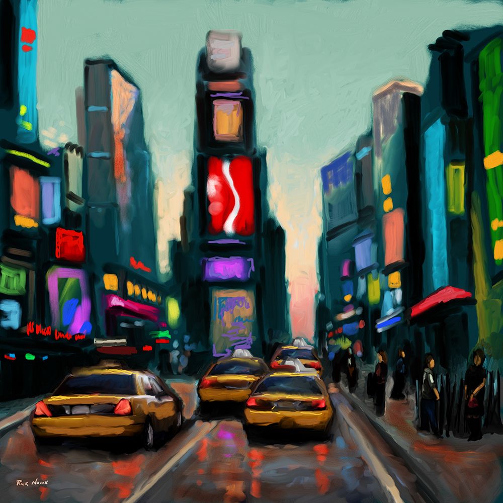 Time Square art print by Karen Smith for $57.95 CAD