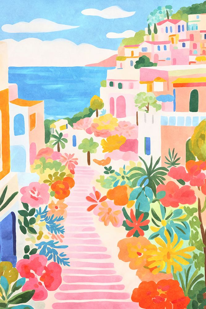 Summer in Italy art print by Andrea Haase for $57.95 CAD