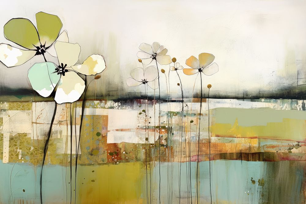Abstract Meadow Palette 1 art print by Irena Orlov for $57.95 CAD