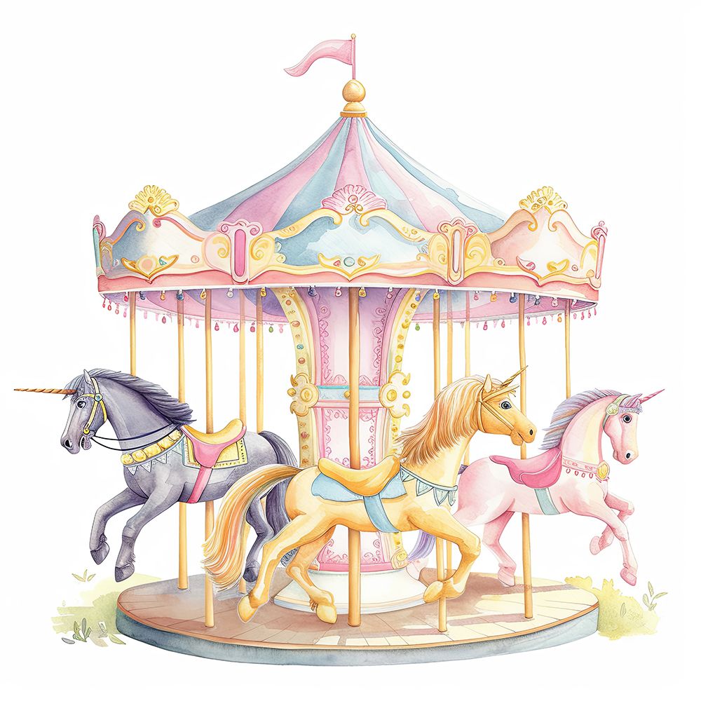 Carousel Horse 2 art print by Ray Powers for $57.95 CAD