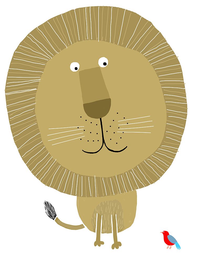 Lion Bird art print by Carla Daly for $57.95 CAD