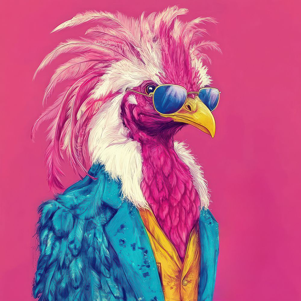 Charming Bird Man I art print by Lazar Studio for $57.95 CAD