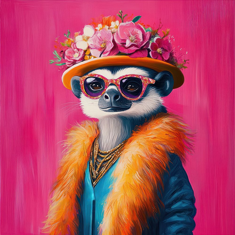 Vivid Beastly Belle art print by Lazar Studio for $57.95 CAD