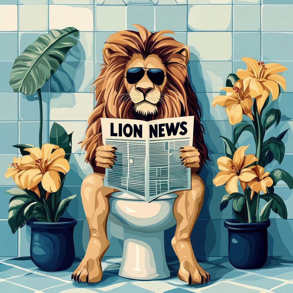 Morning Roar-tine art print by Lazar Studio for $57.95 CAD