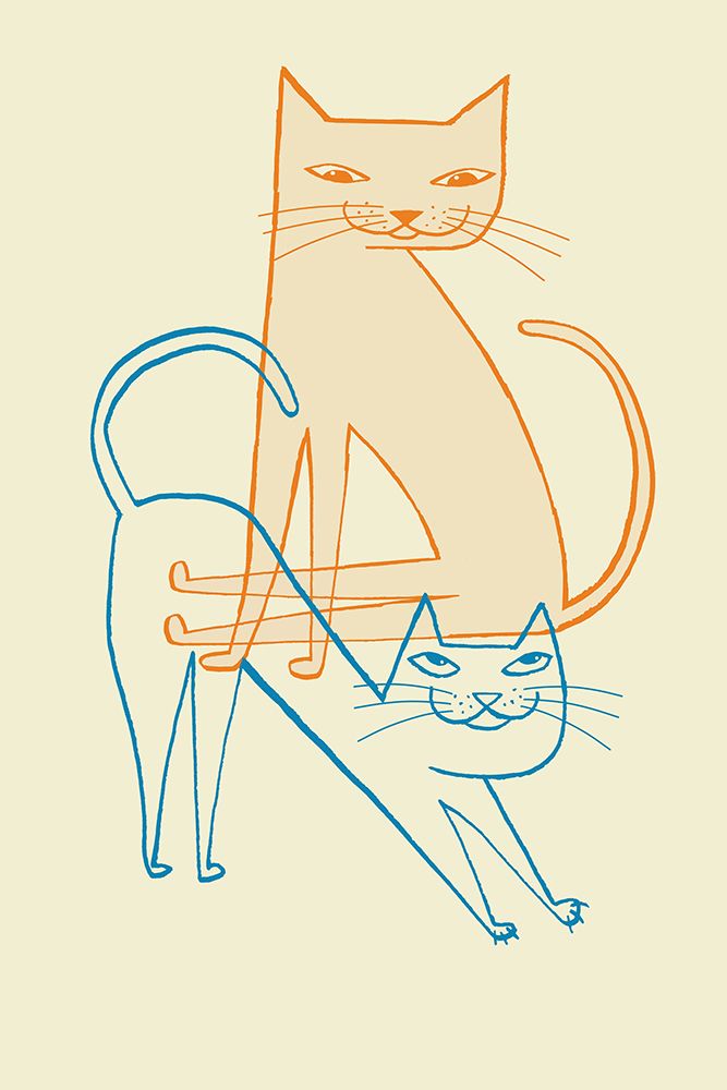 Cats One art print by Studio Laura for $57.95 CAD