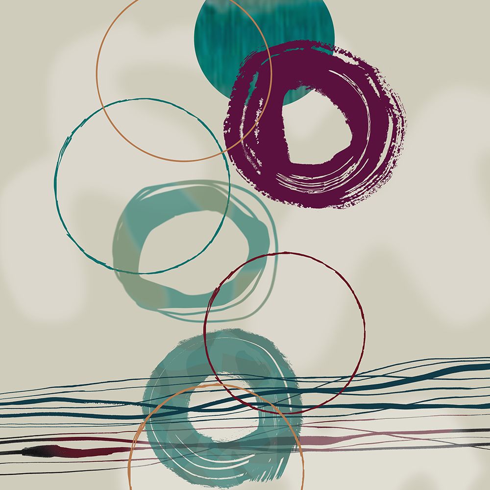Green Abstract I art print by Studio Laura for $57.95 CAD