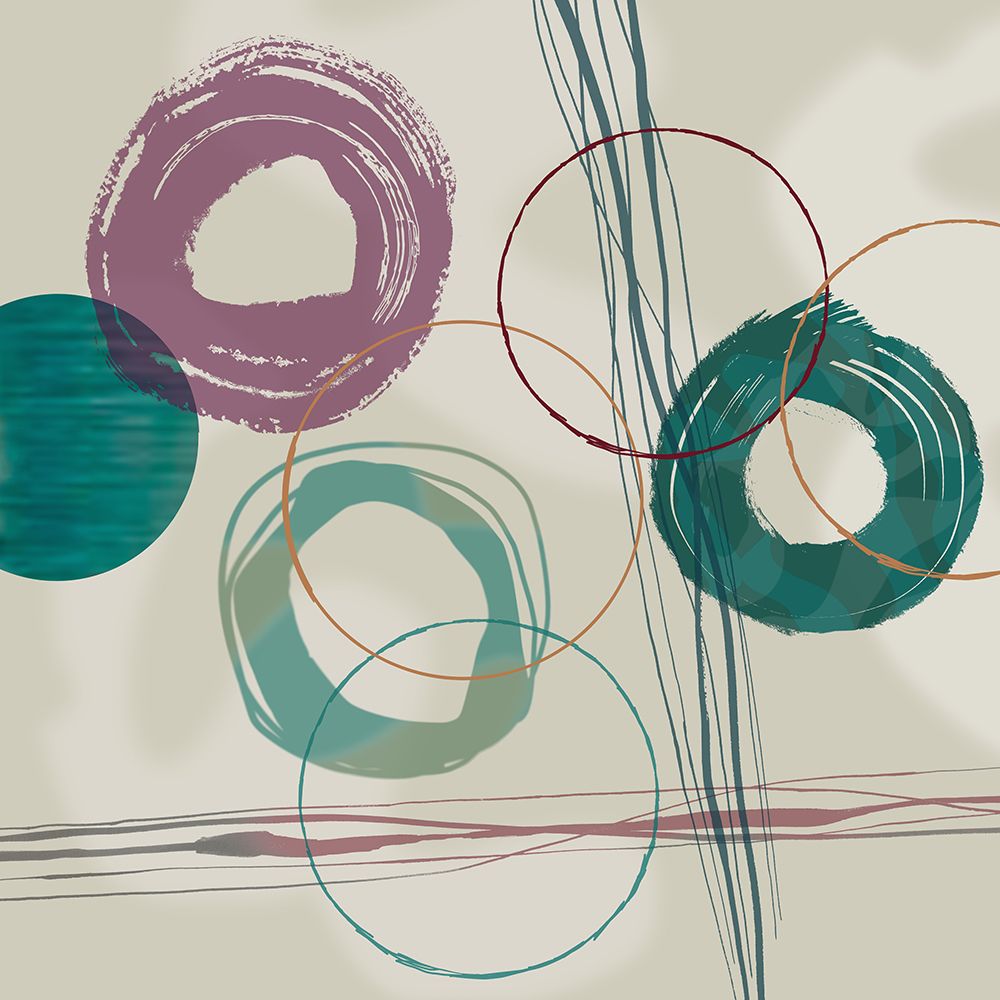 Green Abstract II art print by Studio Laura for $57.95 CAD