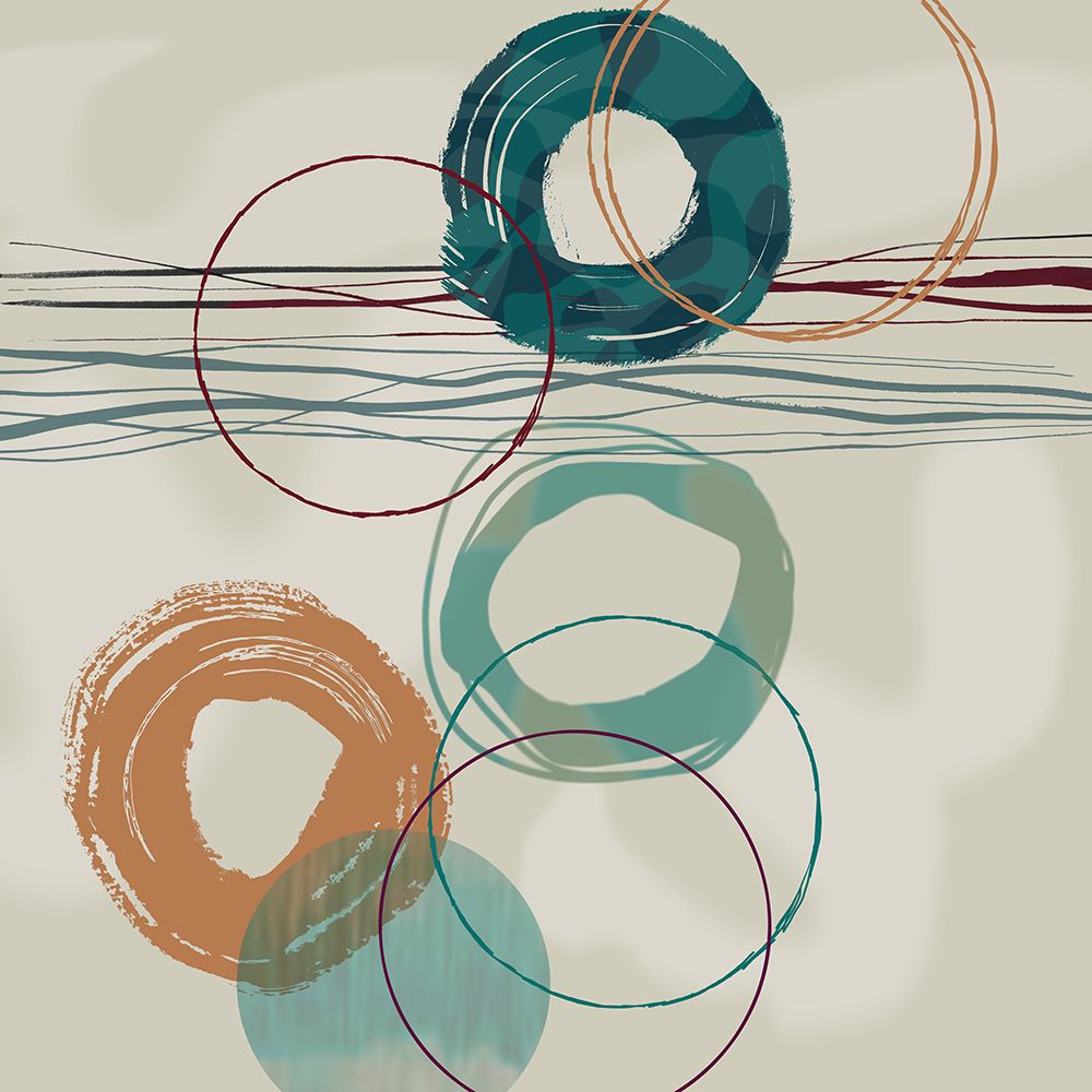 Green Abstract III art print by Studio Laura for $57.95 CAD