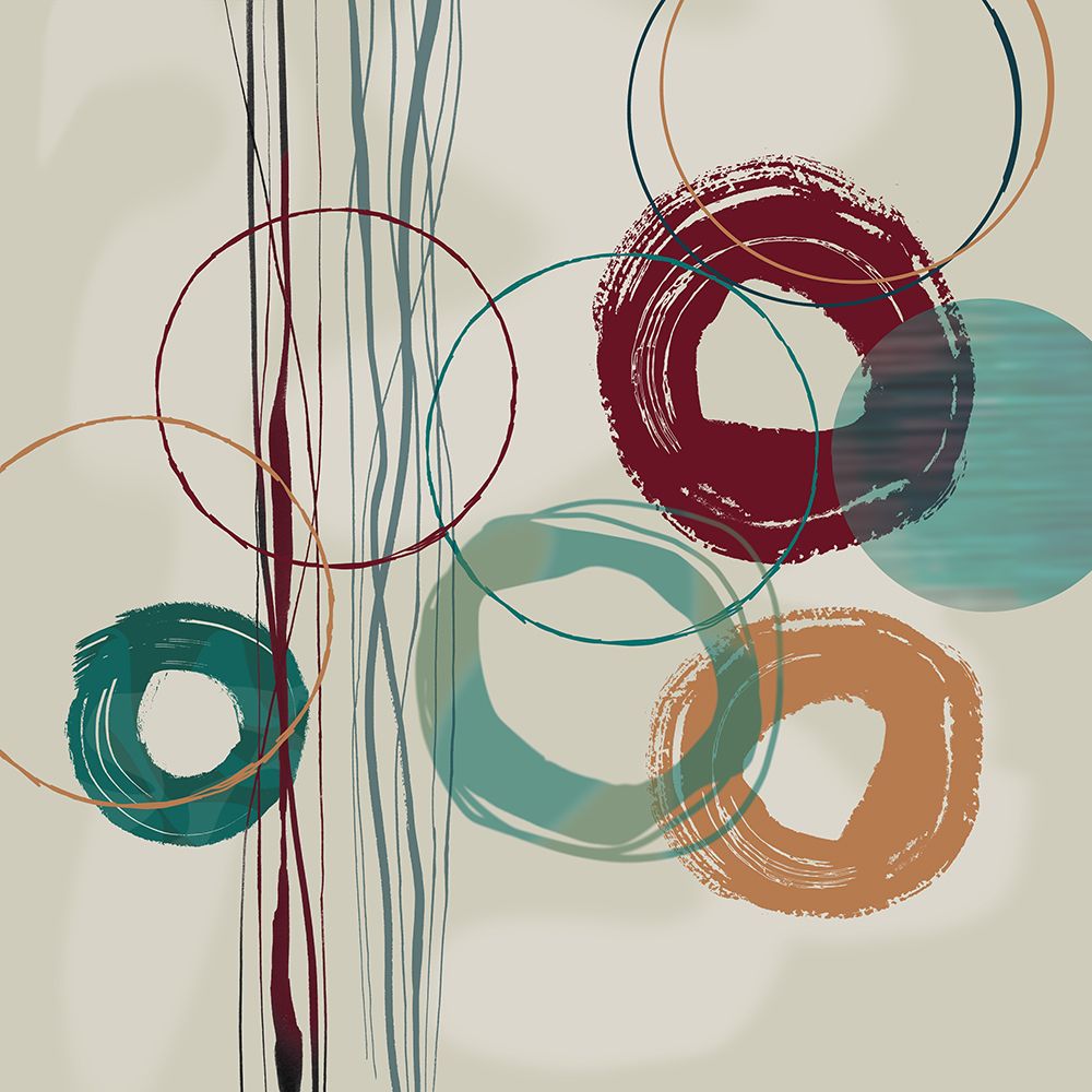 Green Abstract IV art print by Studio Laura for $57.95 CAD