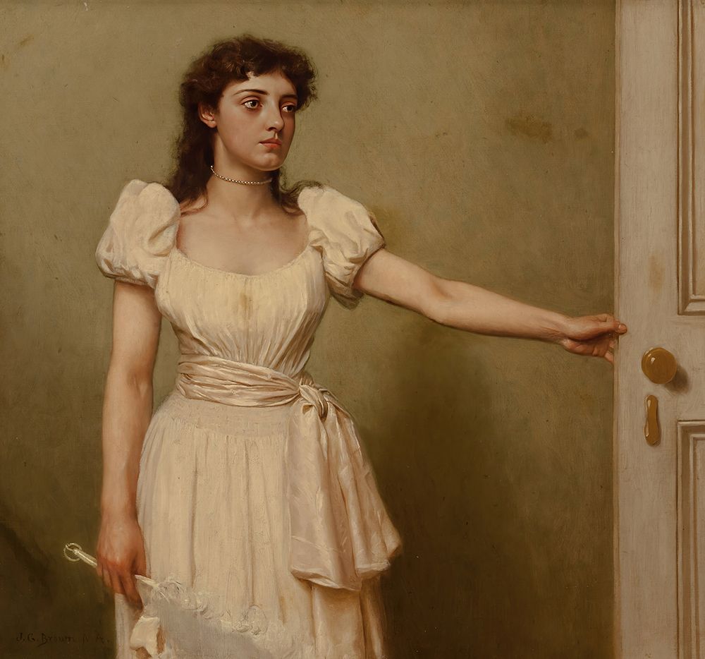 Parted art print by John George Brown for $57.95 CAD