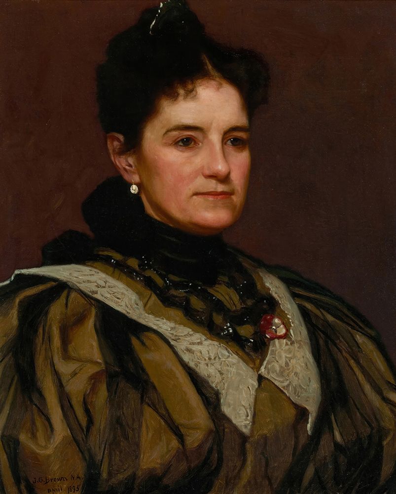 The Artists Wife 1895 art print by John George Brown for $57.95 CAD