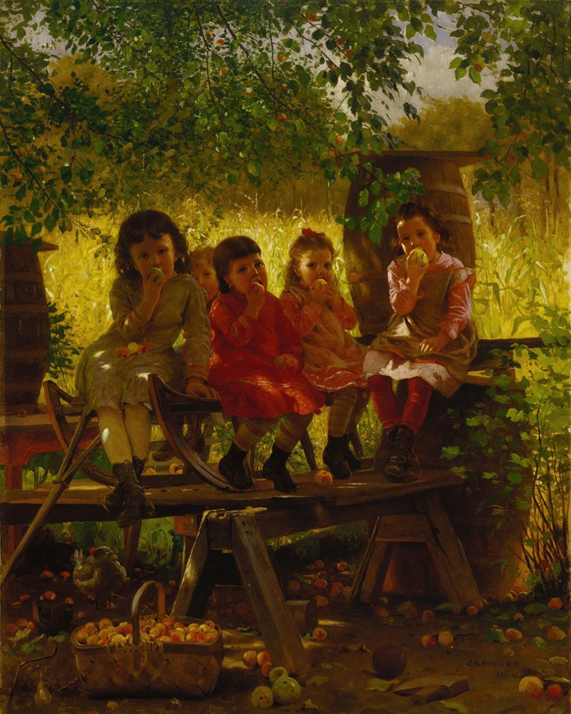 The Cider Mill 1880 art print by John George Brown for $57.95 CAD