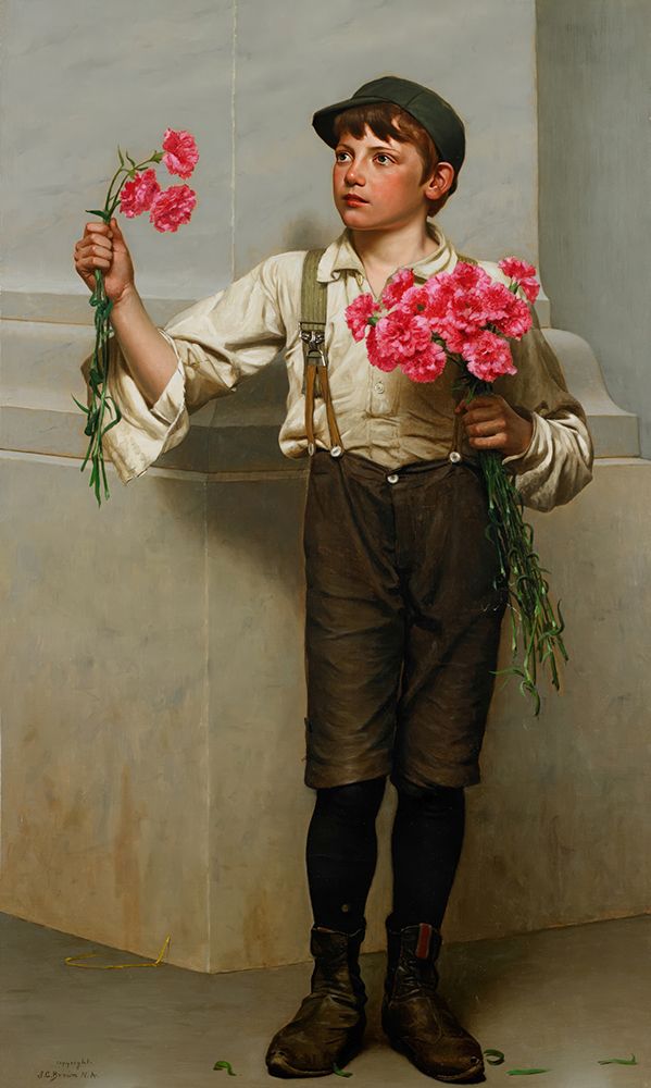 Three For Five 1890 art print by John George Brown for $57.95 CAD