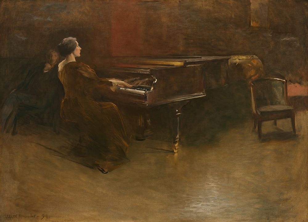 Le Piano 1894 art print by John White Alexander for $57.95 CAD