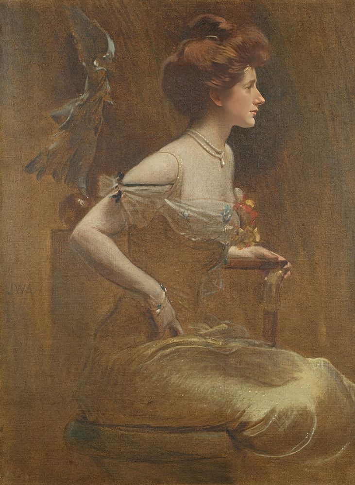 Mrs Thomas Hastings ca 1901 art print by John White Alexander for $57.95 CAD