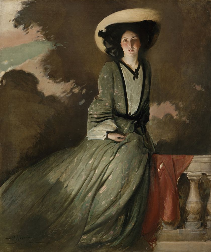 Portrait of Mrs John White Alexander ca 1902 art print by John White Alexander for $57.95 CAD