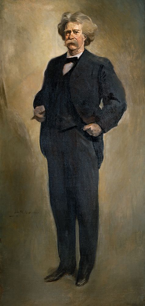 Portrait of Samuel L Clemens, Mark Twain 1912 art print by John White Alexander for $57.95 CAD